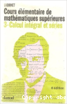 Calcul intégral et séries