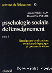 Psychologie sociale de l'enseignement