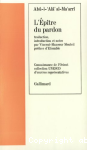 L'épître du pardon