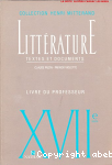 Litterature textes et documents professeur xviie siecle