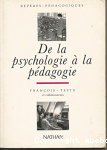 De la psychologie à la pédagogie