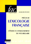 Précis de lexicologie française