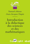Introduction à la didactique des sciences et des mathématiques