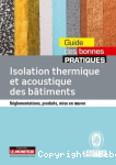 Isolation thermique et acoustique des bâtiments
