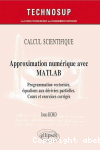 Approximation numérique avec MATLAB