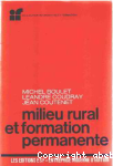 Milieu rural et formation permanente