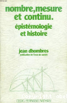 Nombre, mesure et continu