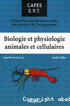 Biologie et physiologie animales et cellulaires