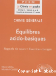 équilibres acido-basiques