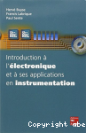 Introduction à l'électronique et à ses applications en instrumentation