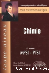 Chimie, 1re année MPSI, PTSI