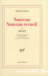 Nouveau nouveau recueil