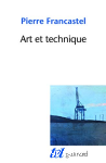 Art et technique aux XIXe et XXe siècles