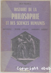 Histoire de la philosophie et des sciences humaines