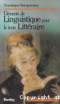 éléments de linguistique pour le texte littéraire