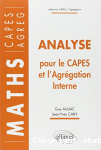 Analyse pour le CAPES et l'agrégation interne