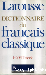 Dictionnaire du français classique