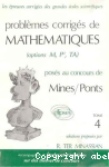 Problèmes corrigés de mathématiques options M, P', TA