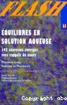 équilibres en solution aqueuse