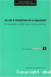 Un lieu d'inscription de la didacticité les catastrophes naturelles dans la presse quotidienne