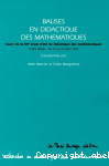 Balises pour la didactique des mathématiques