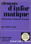 éléments d'informatique
